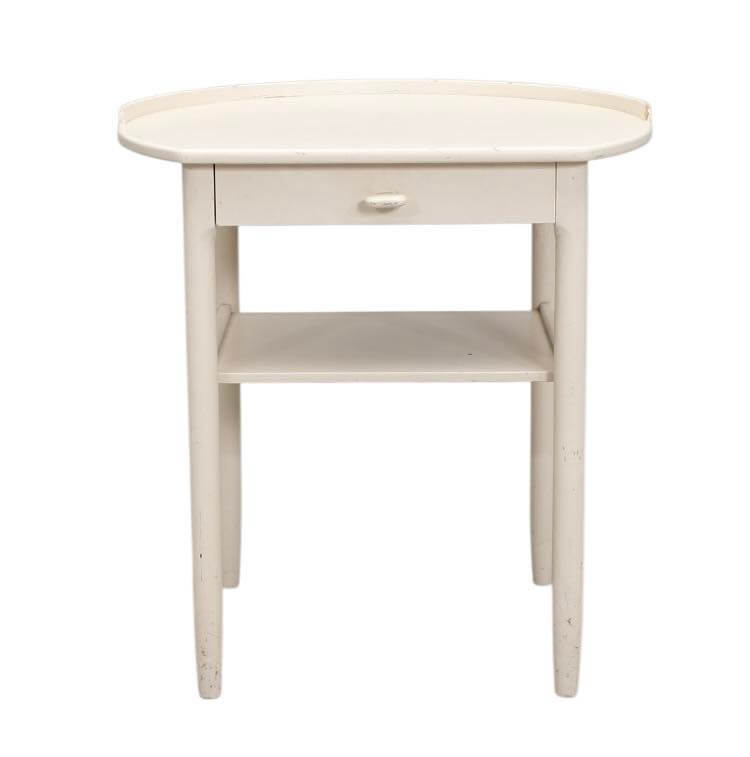 Bodafors nighttable white 1960 ties - Image 2