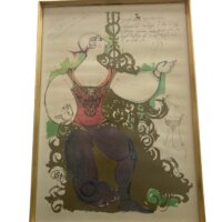 Unika Winblad tegning indrammet