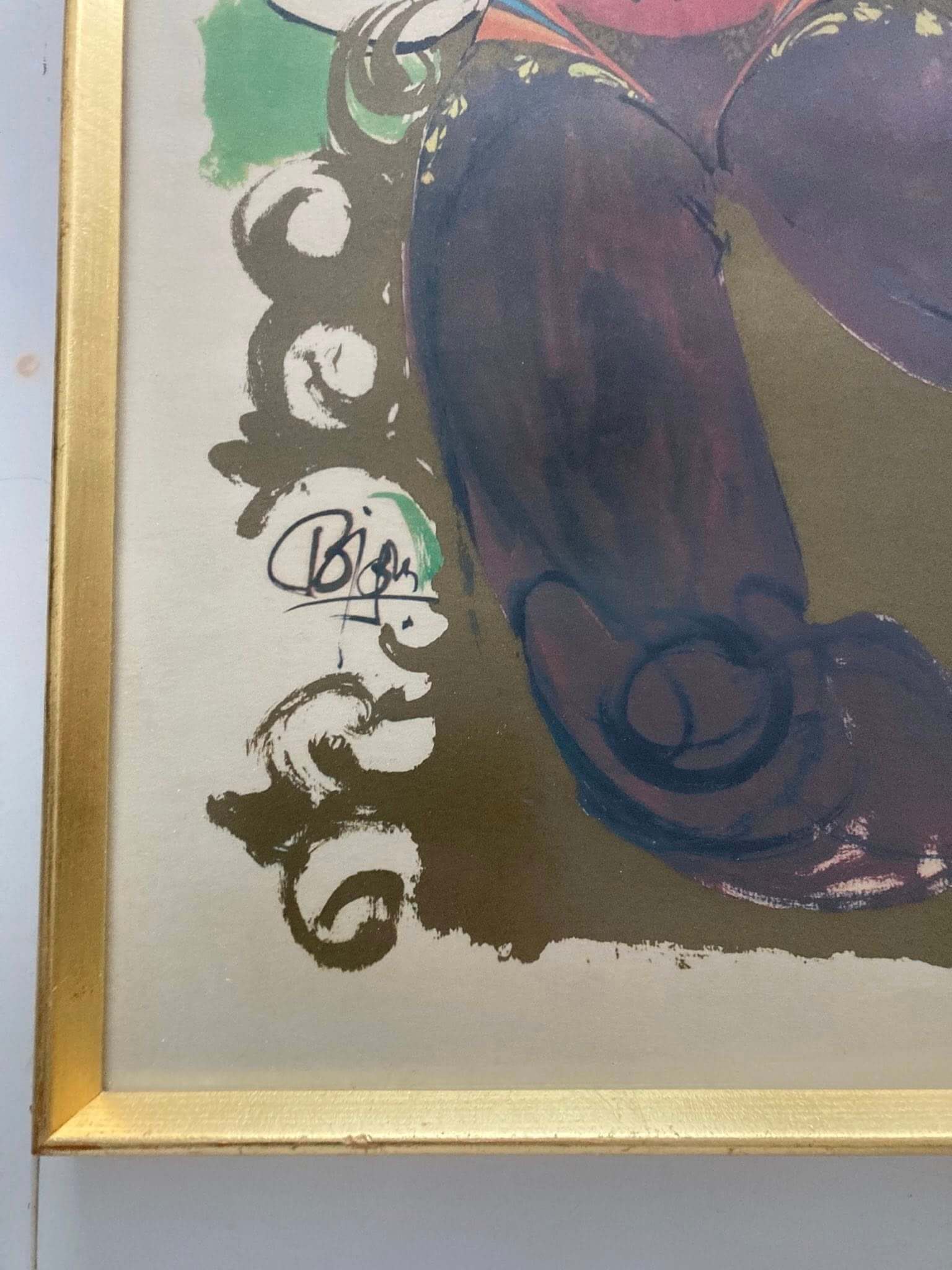 Unika Winblad tegning indrammet - Billede 4