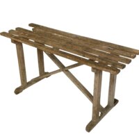 Vintage høj vaskebænk no 2