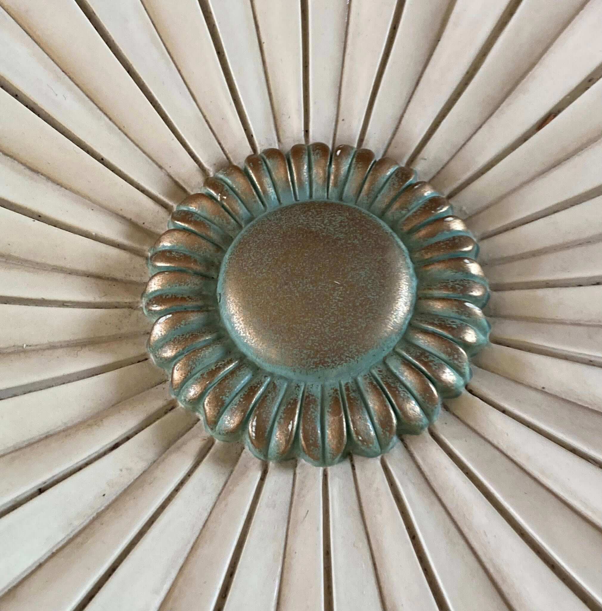 Vintage Italiensk Neo-Classic floralt bord - Billede 3