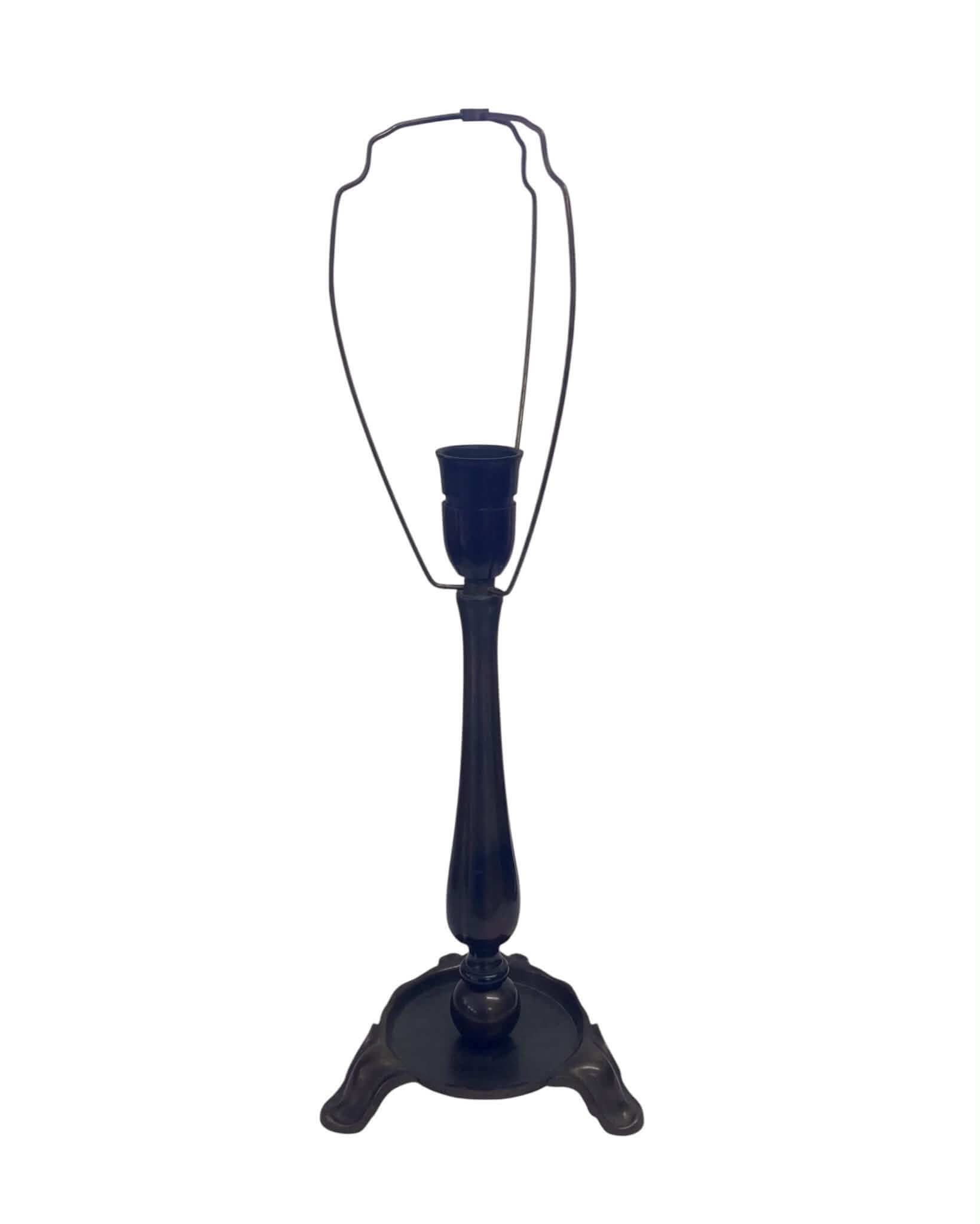 Bronzeret bordlampe no 1 - Billede 2
