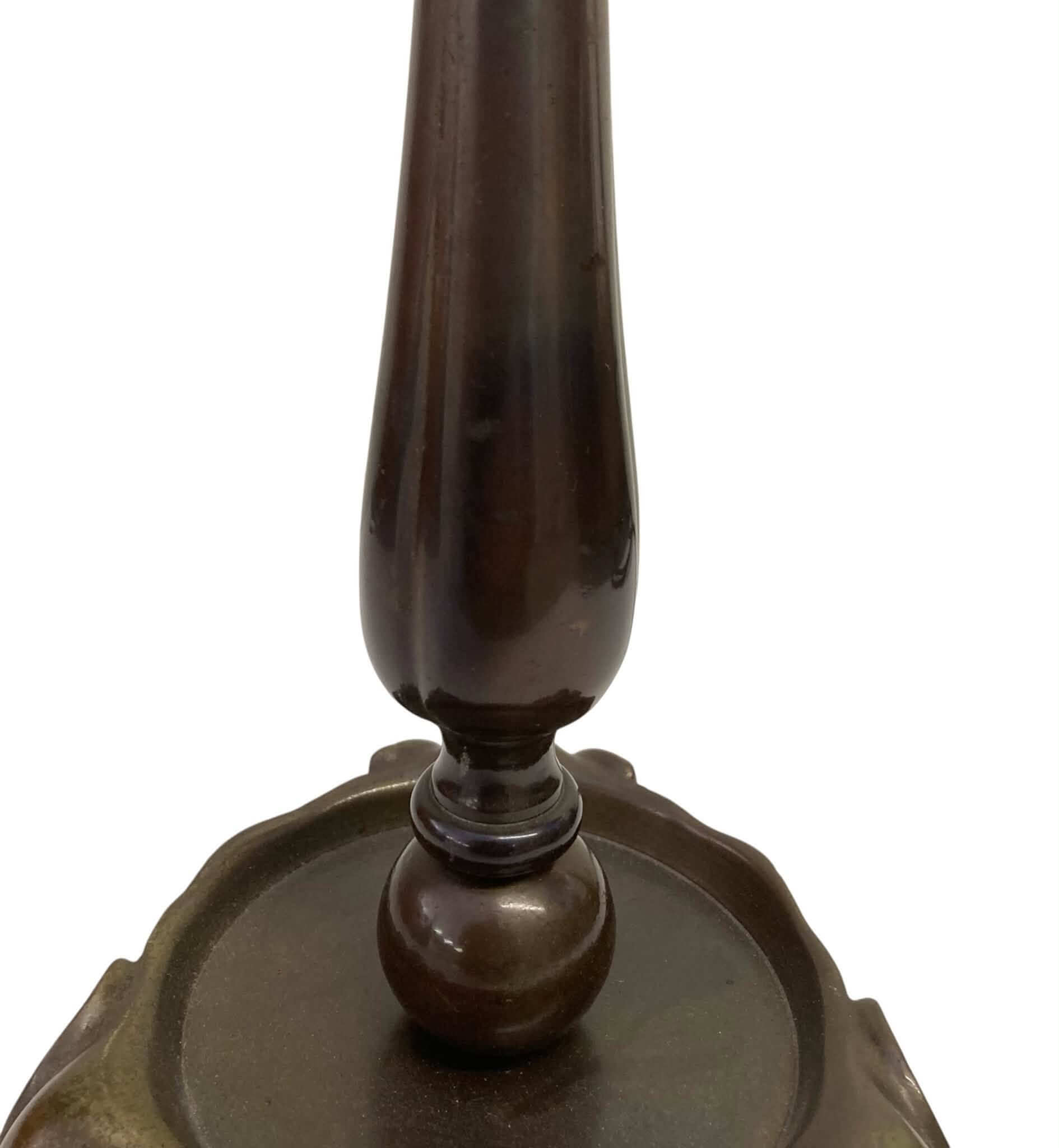 Bronzeret bordlampe no 1 - Billede 5