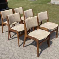 Erik Buch spisestuestole teak
