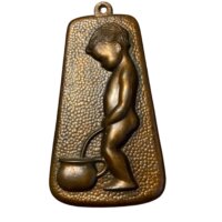 Toiletskilt med dreng