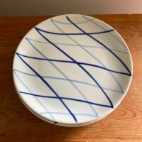 Lyngby Blå flamme/harlekin Frokost tallerken