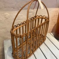 Vintage Franco Albini rattan magasinholder
