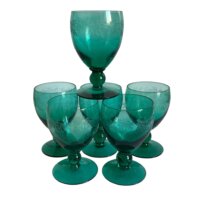 Holmegaard Gerda glas mørke grøn