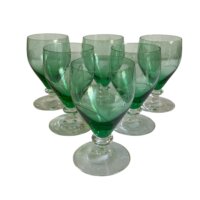 Holmegaard Bygholm turkis grøn glas