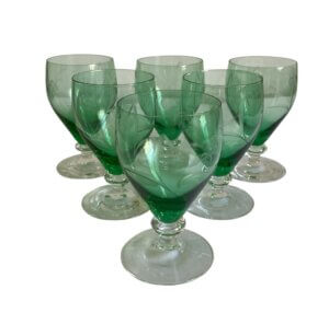 Holmegaard Bygholm turkis grøn glas