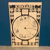 Vintage tavle  - Kirkeåret