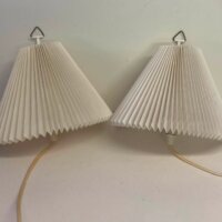 A pair Le Klint 203 væglamper