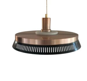Vintage LYFA lampe kobber