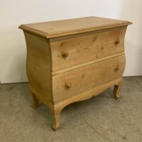 Vintage Fransk Bombé kommode