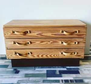 Vintage oregon pine dresser