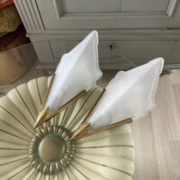 Et par vintage IKEA Art Deko væglamper