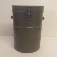 Vintage militær metal taske