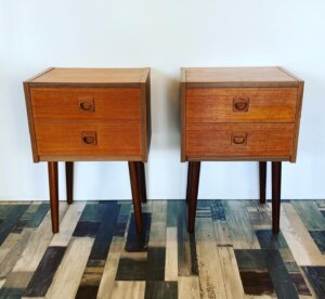 Teak sengeborde no 5