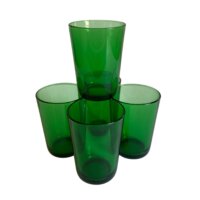 Franske grønne sodavandsglas