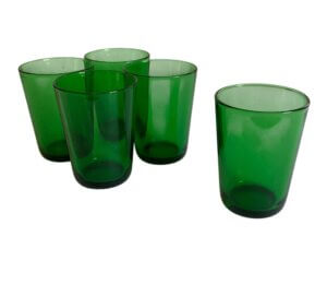 Franske grønne sodavandsglas - Image 4