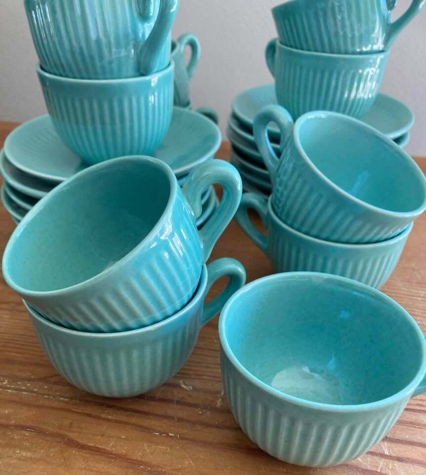 Søholm Turkis Mocca/espresso kopper - Billede 4