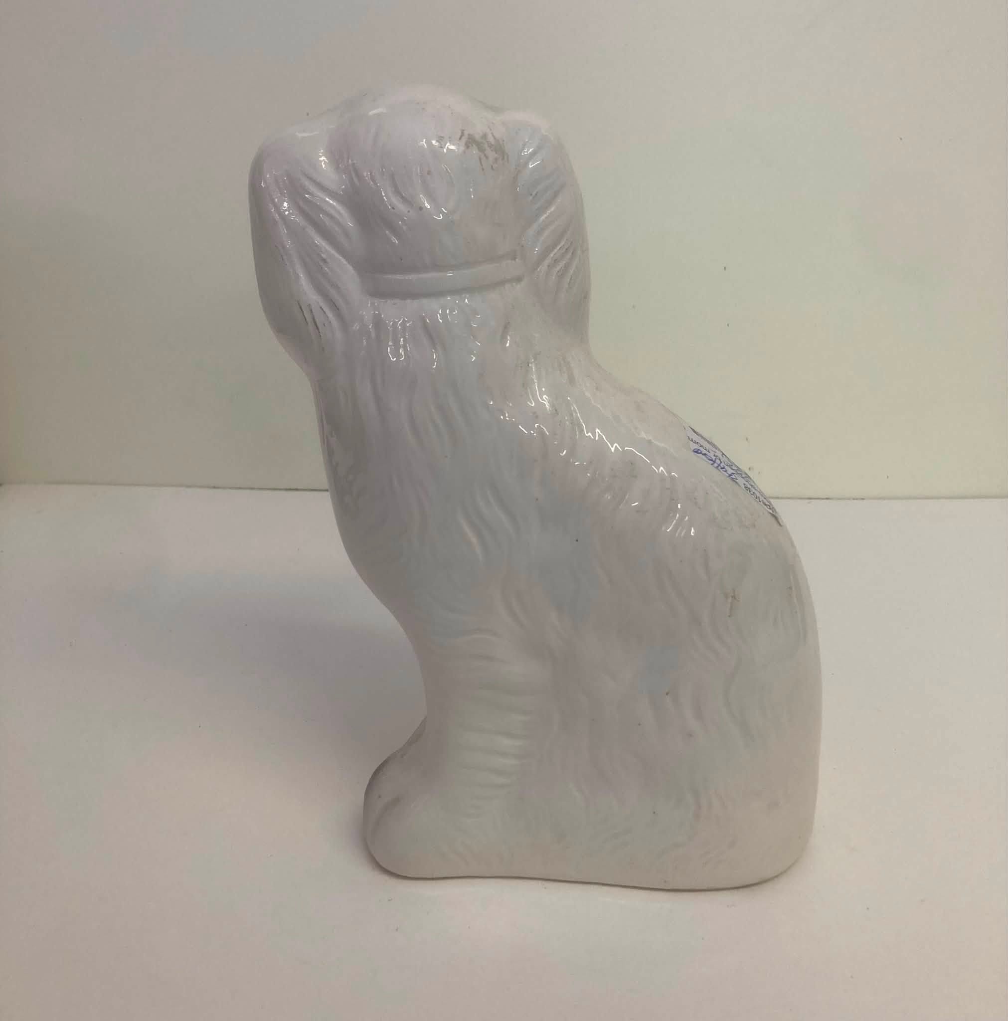 Vintage Italiensk Staffordshire kamin hund - Billede 3