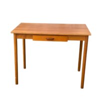 Lille teak bord med skuffe no 5