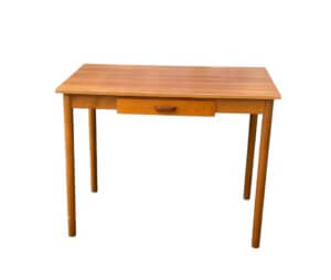 Lille teak bord med skuffe no 5