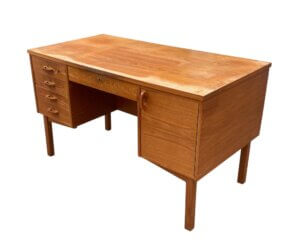 Teak skrivebord no 7