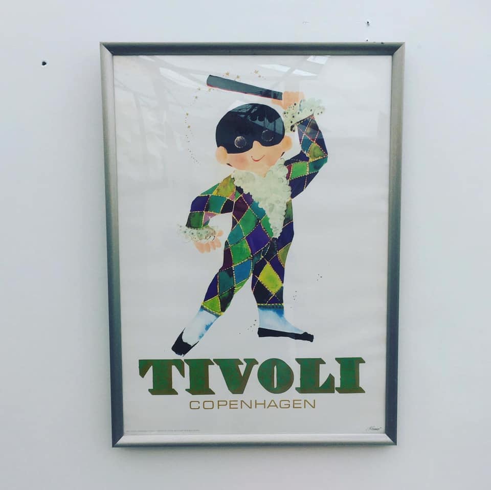 bunke lørdag immunisering Vintage Tivoli plakat - Retro-Shoppen.DK