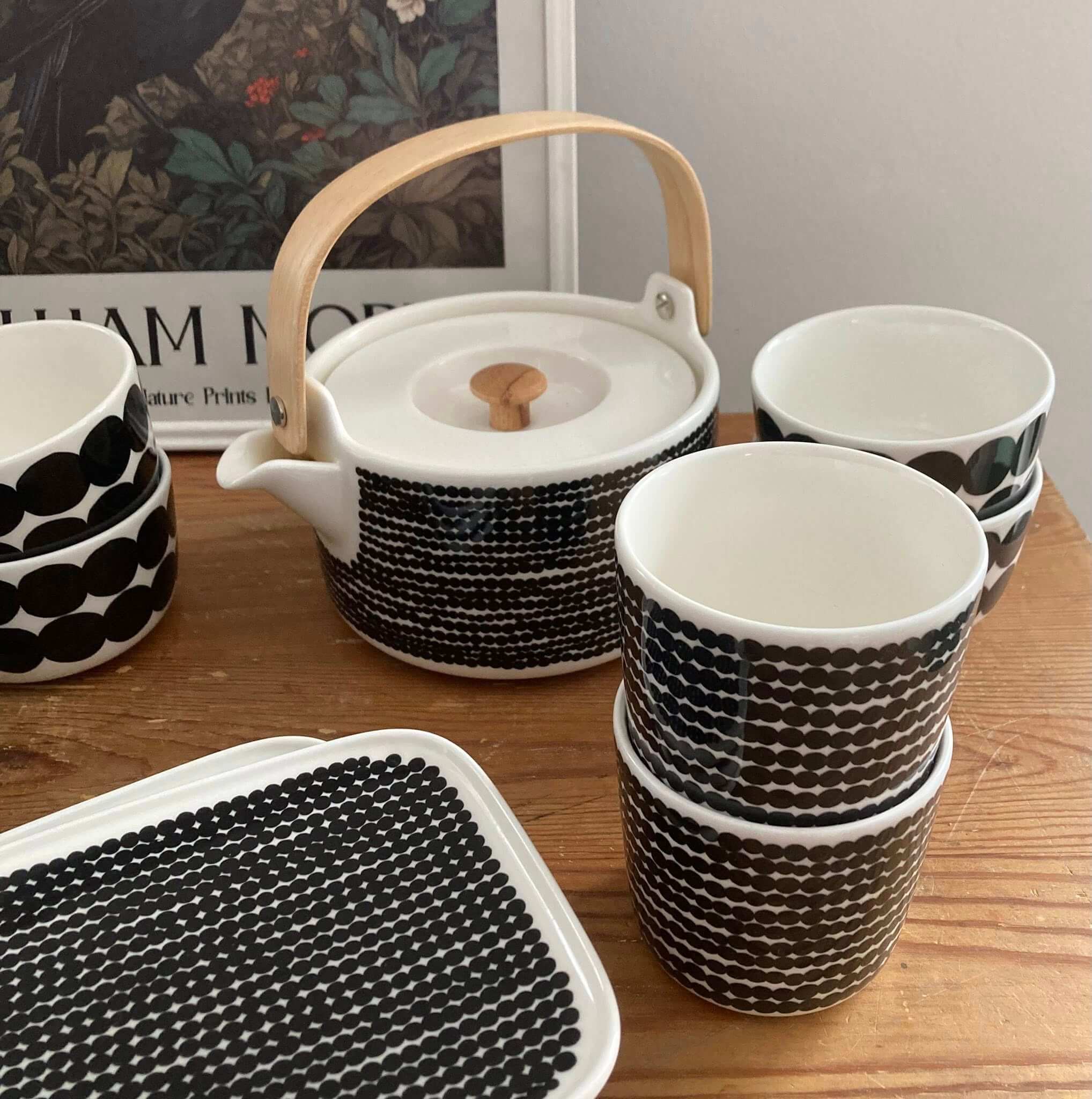 Marimekko Siirtolapuutarha te stel - Billede 4