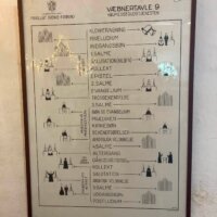 Gammel væbner tavle fra kirke